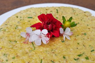 omelet - koken met dahliaknollen
