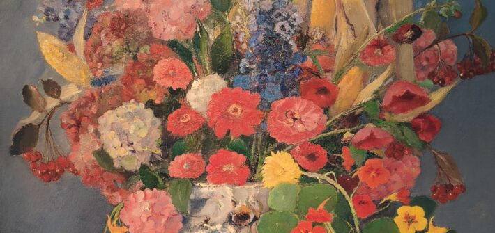 Detail schilderij Jan Heesters